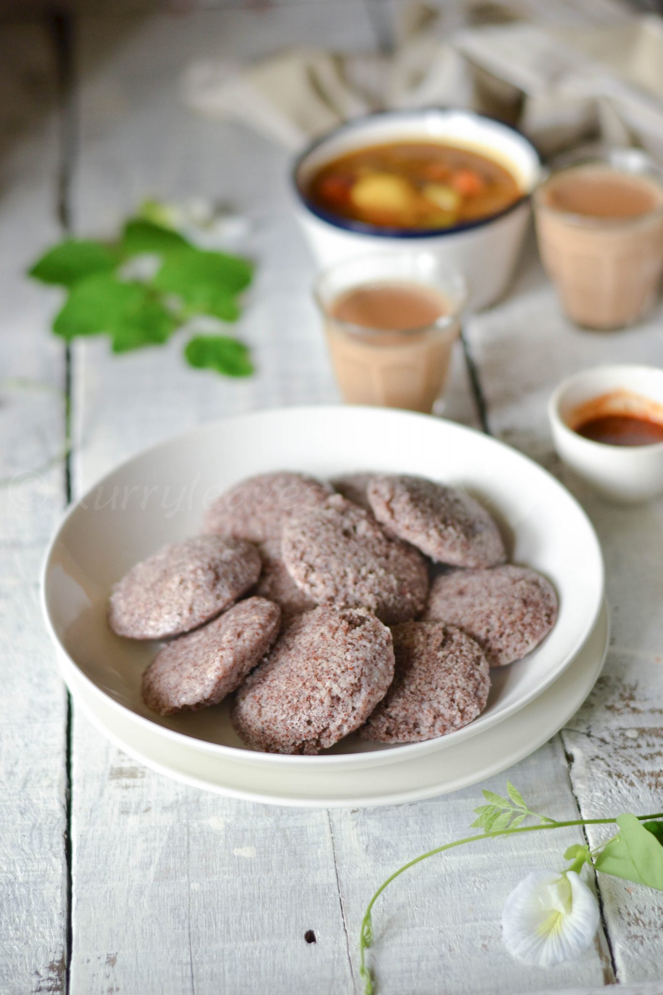 soft-ragi-idli-recipe-without-using-rice-kurryleaves