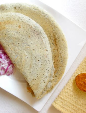 sprouted green gram dosa