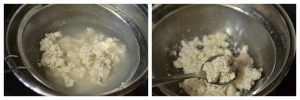 homemade cream cheese preparation