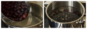 boiling grapes