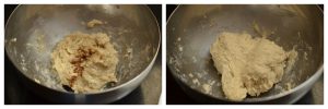 eggless dough nut kneading dough