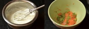 yogurt dip prep