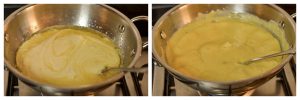 preparing badam halwa
